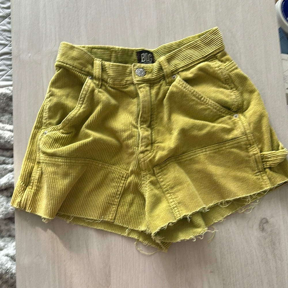BDG Yellow High Waist Women Shorts